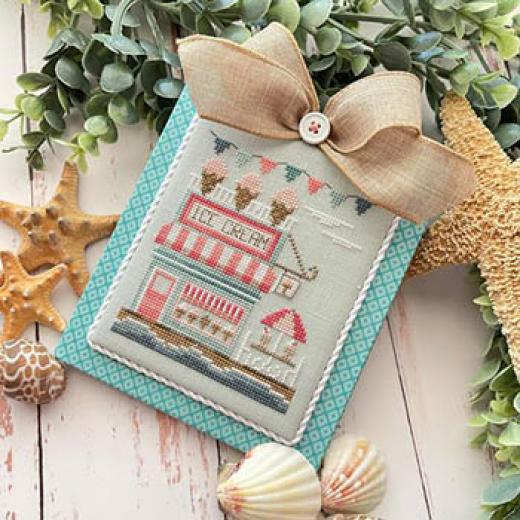 Country Cottage Needleworks - Beach Boardwalk - Ice Cream Shop