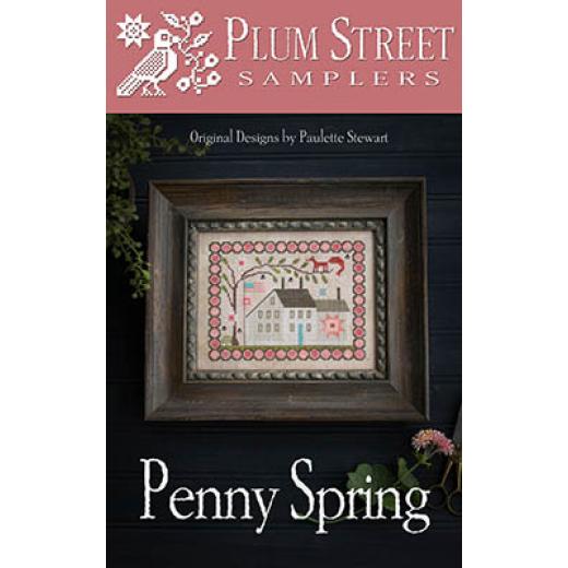 Stickvorlage Plum Street Samplers - Penny Spring