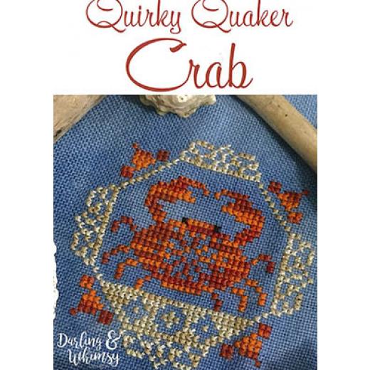 Stickvorlage Darling & Whimsy Designs - Quirky Quaker - Crab