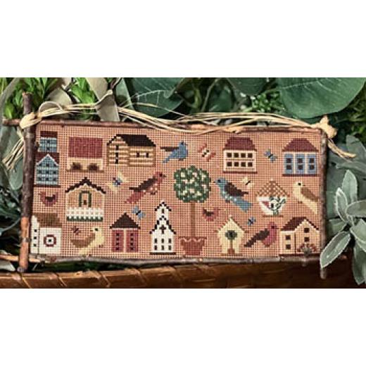 Birdie Abodes - Homespun Elegance Ltd (Stickvorlage)