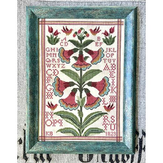 Fraktur Flowers - Kathy Barrick (Stickvorlage)
