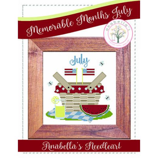 Stickvorlage Anabellas - Memorable Months July