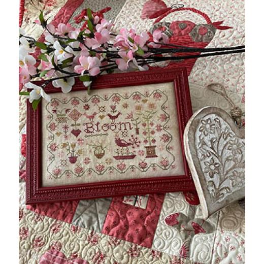 Stickvorlage Pansy Patch Quilts & Stitchery - Bloom