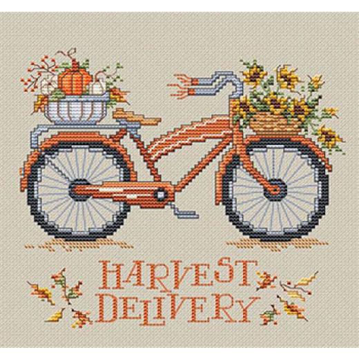 Stickvorlage Sue Hillis Designs - Harvest Delivery