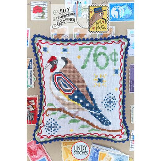 Stickvorlage Lindy Stitches - Air Mail July