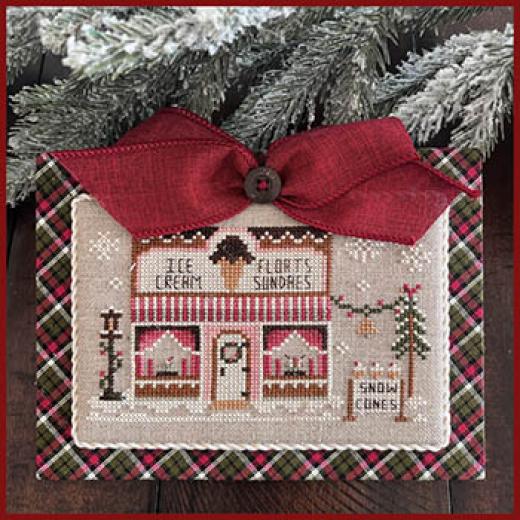 Stickvorlage Little House Needleworks - Hometown Holiday - Ice Cream Shop