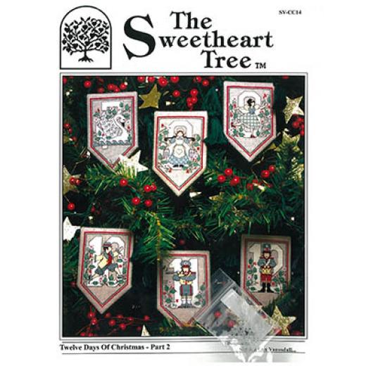 Stickvorlage The Sweetheart Tree - Twelve Days Of Christmas - Part 2 w/emb