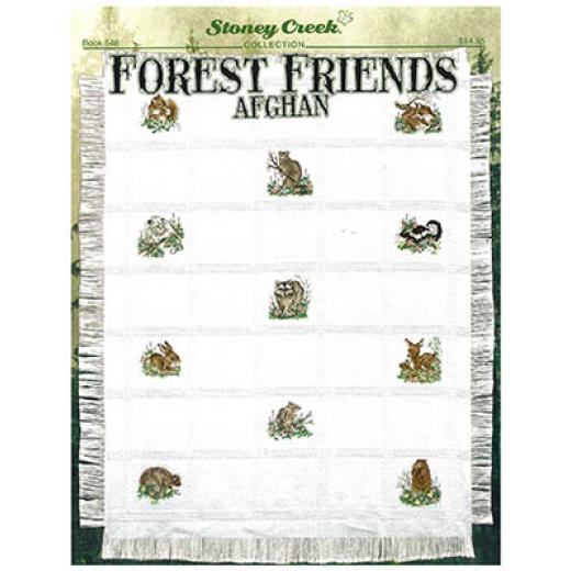 Stickvorlage Stoney Creek Collection - Forest Friends Afghan