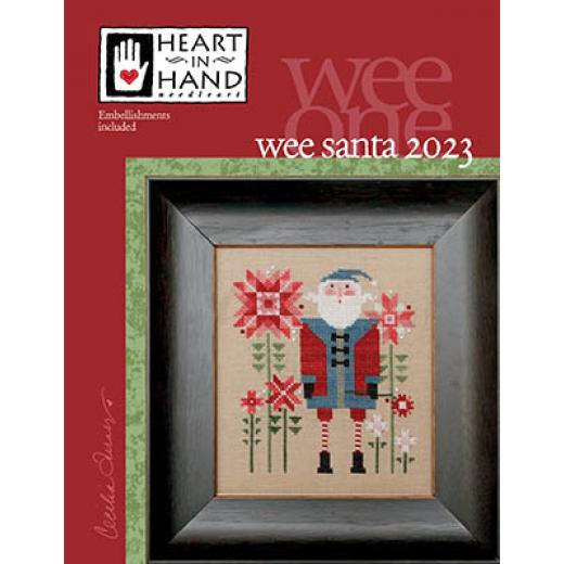 Stickvorlage Heart In Hand Needleart - Wee Santa 2023 (w/emb)