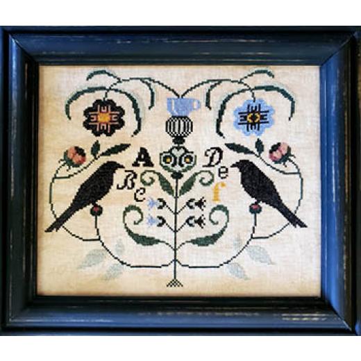 Midnight Garden - The Artsy Housewife (Stickvorlage)