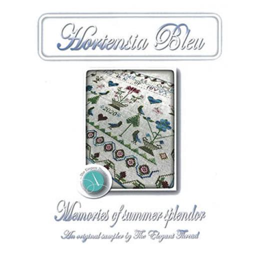 Stickvorlage Elegant Thread - Hortensia Bleu