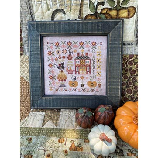 Stickvorlage Pansy Patch Quilts & Stitchery - Autumn Garden At Cranberry Manor