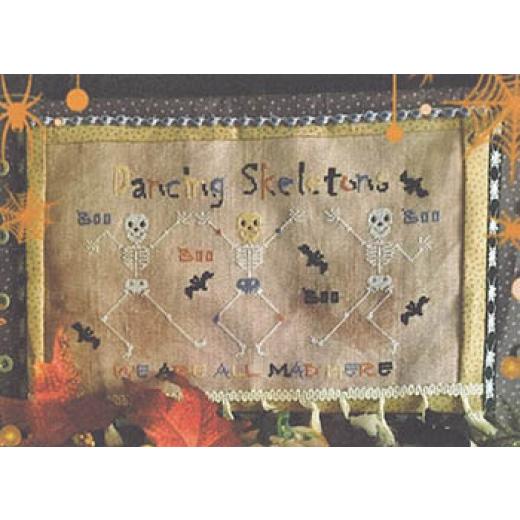 Stickvorlage Stitches And Style - Dancing Skeletons