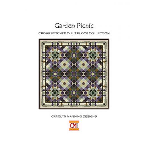 Stickvorlage CM Designs - Garden Picnic