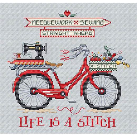 Stickvorlage Sue Hillis Designs - Life Is A Stitch