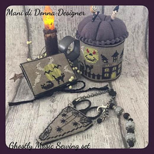 Stickvorlage Mani Di Donna - Ghostly Music Sewing Set