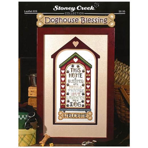 Stickvorlage Stoney Creek Collection - Doghouse Blessing