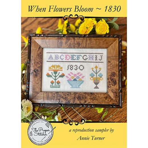 Stickvorlage The Proper Stitcher - When Flowers Bloom 1830