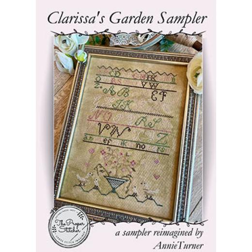 Stickvorlage Proper Stitcher - Clarissas Garden Sampler