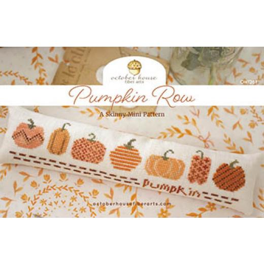 Stickvorlage October House Fiber Arts - Pumpkin Row - Skinny Mini
