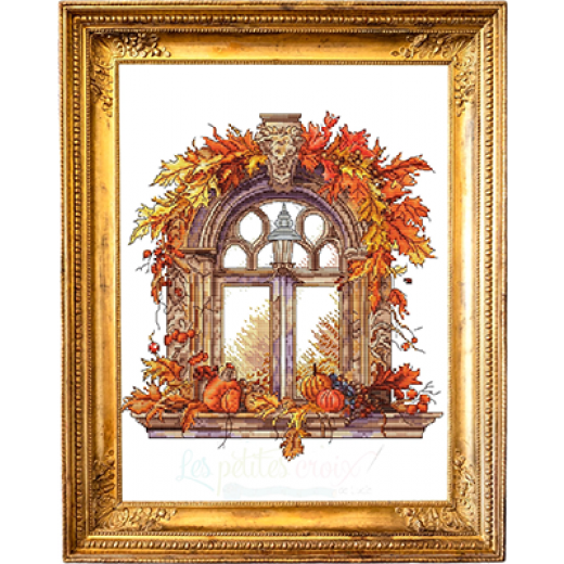 Stickvorlage Les Petites Croix De Lucie - Autumn Window