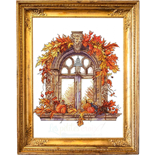 Autumn Window - Les Petites Croix De Lucie (Stickvorlage)