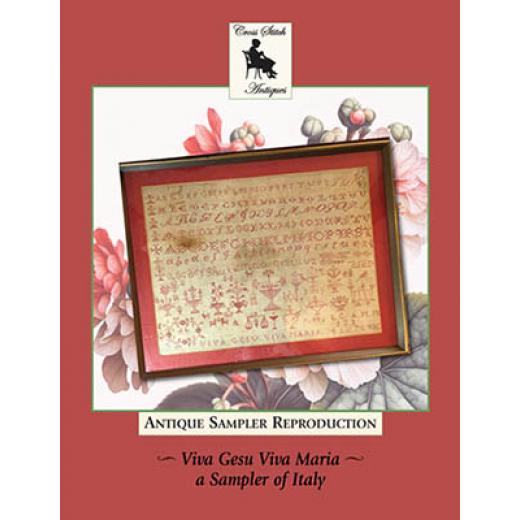 Viva Gesu Viva Maria - Cross Stitch Antiques (Stickvorlage)