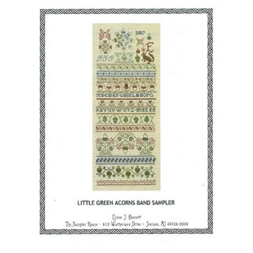 Little Green Acorns Band Sampler - The Sampler House (Stickvorlage)