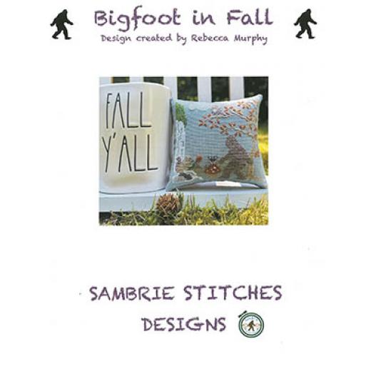 Stickvorlage SamBrie Stitches Designs - Bigfoot In Fall