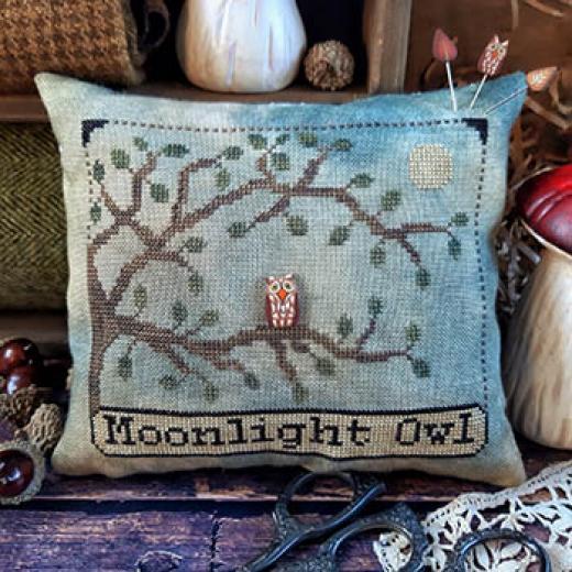 Stickvorlage Puntini Puntini - Moonlight Owl 2023