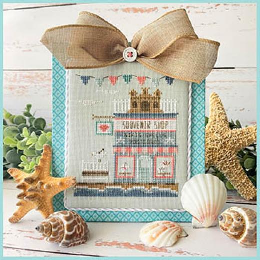 Stickvorlage Country Cottage Needleworks - Beach Boardwalk - Souvenir Shop