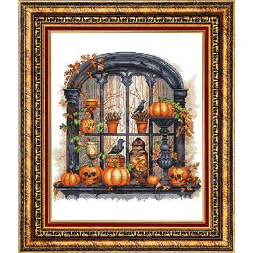 Halloween Window - Les Petites Croix De Lucie (Stickvorlage)