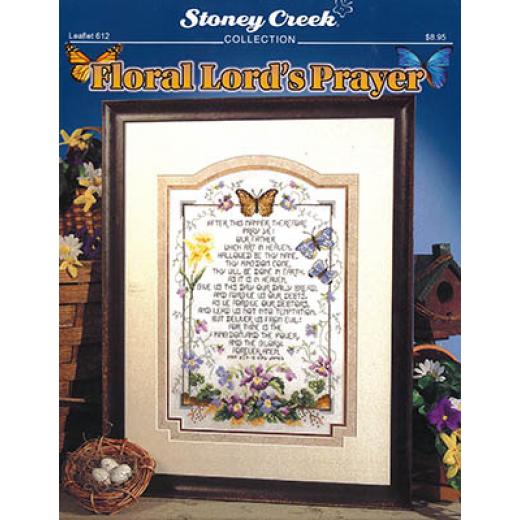 Stickvorlage Stoney Creek Collection - Floral Lords Prayer
