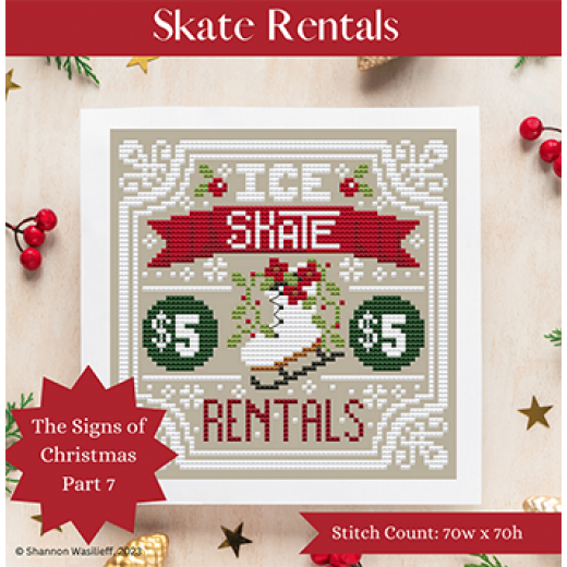 Stickvorlage Shannon Christine Designs - Skate Rentals