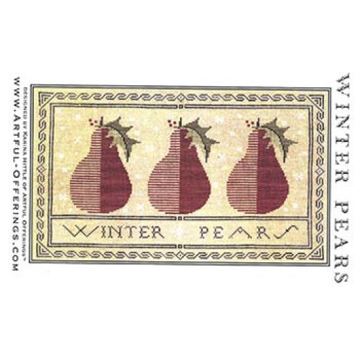 Winter Pears - Artful Offerings (Stickvorlage)