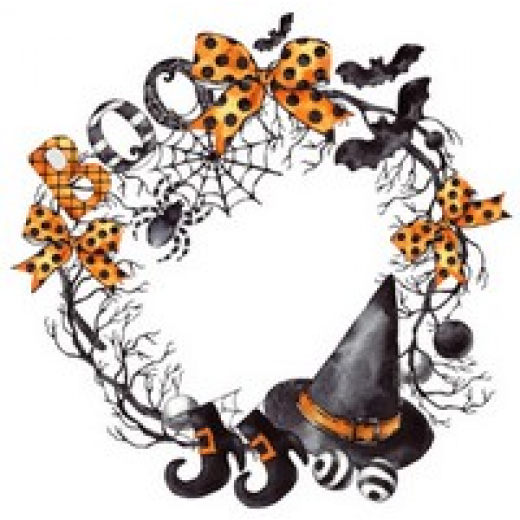 Halloween Wreath - Needle Minder (magnetischer Nadelhalter)