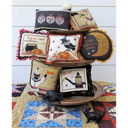 Harlequin Halloween Smalls - Cosford Rise Stitchery (Stickvorlage)