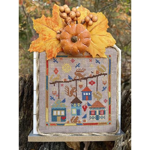 Stickvorlage Jan Hicks Creates - Fall Cottages