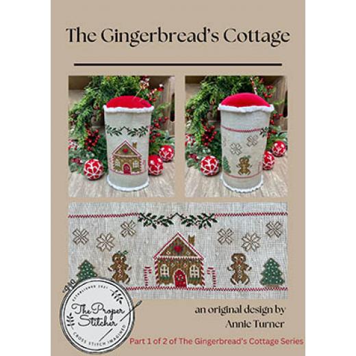 Stickvorlage The Proper Stitcher - Gingerbreads Cottage