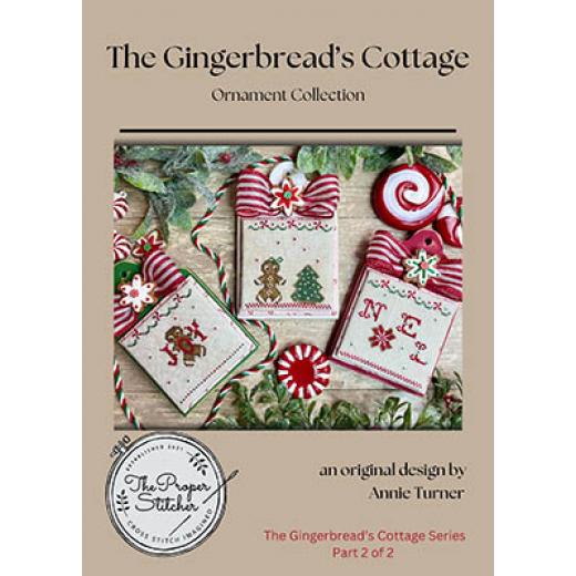 Stickvorlage The Proper Stitcher - Gingerbreads Cottage - Ornament Collection