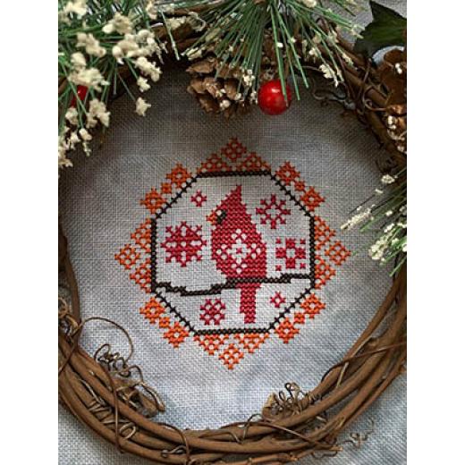Quirky Quaker Cardinal - Darling & Whimsy Designs (Stickvorlage)