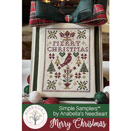 Stickvorlage Anabellas - Simple Samplers Merry Christmas
