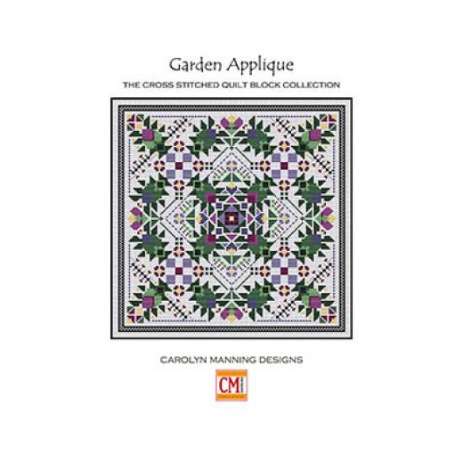 Stickvorlage CM Designs - Garden Applique