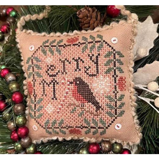 Stickvorlage Homespun Elegance Ltd - Be Merry Birdie