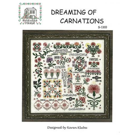 Dreaming Of Carnations - Rosewood Manor Designs (Stickvorlage)