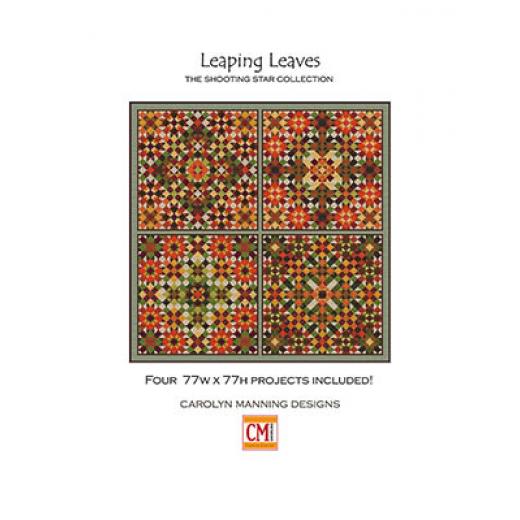 Stickvorlage CM Designs - Leaping Leaves