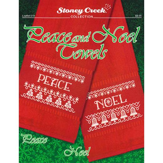 Stickvorlage Stoney Creek Collection - Peace And Noel Towels