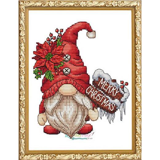 Christmas Gnome 2023 - Les Petites Croix De Lucie (Stickvorlage)