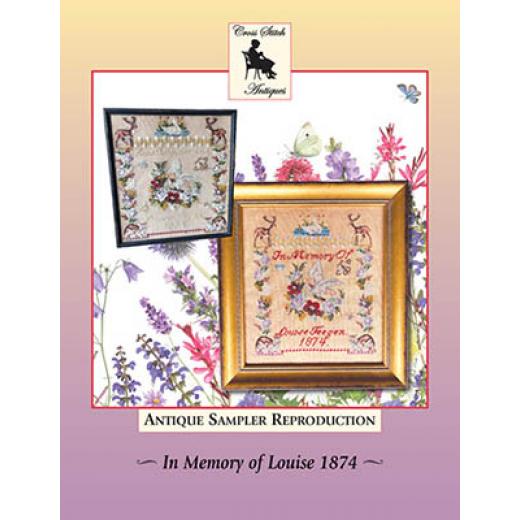 Stickvorlage Cross Stitch Antiques - In Memory Of Louise 1874
