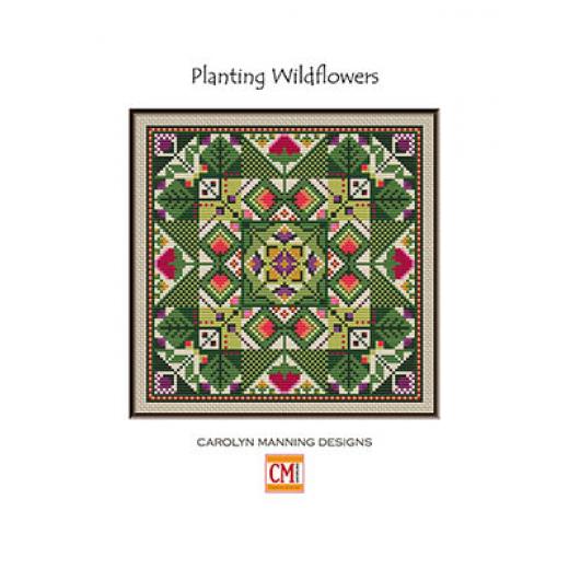 Stickvorlage CM Designs - Planting Wildflowers
